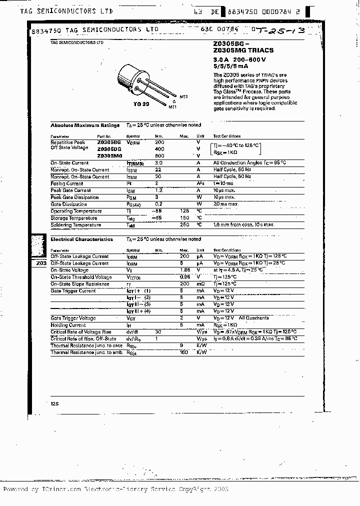 Z0305MG_28160.PDF Datasheet