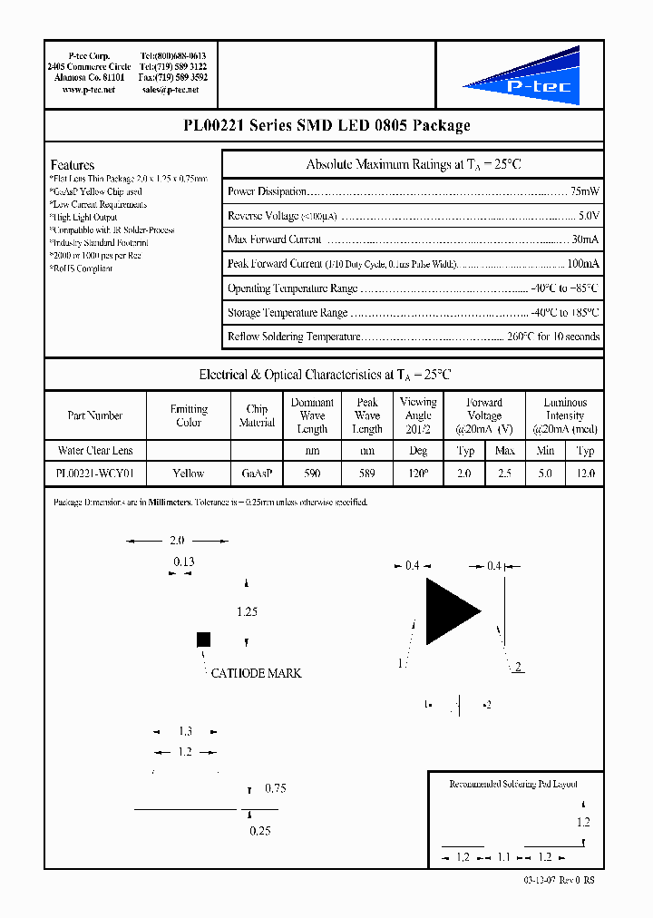 PL00221-WCY01_30235.PDF Datasheet