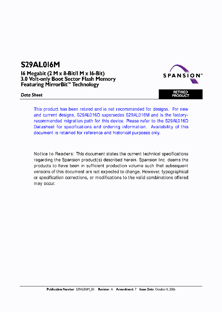 S29AL016M90FAIR10_31322.PDF Datasheet