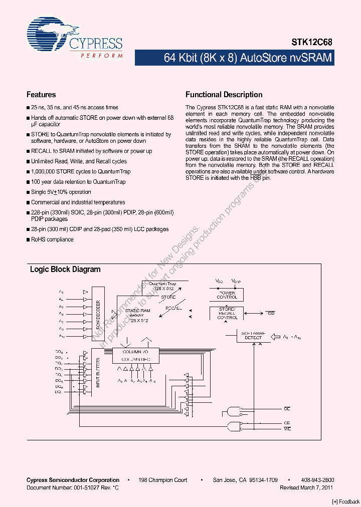 STK12C68_33662.PDF Datasheet