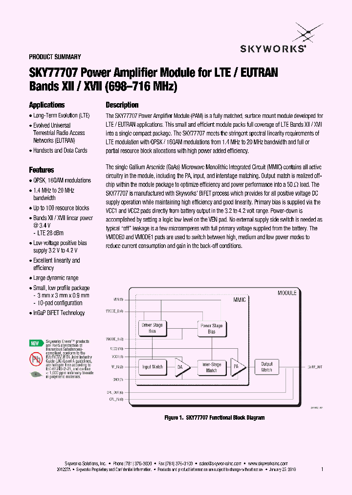 SKY77707_33891.PDF Datasheet