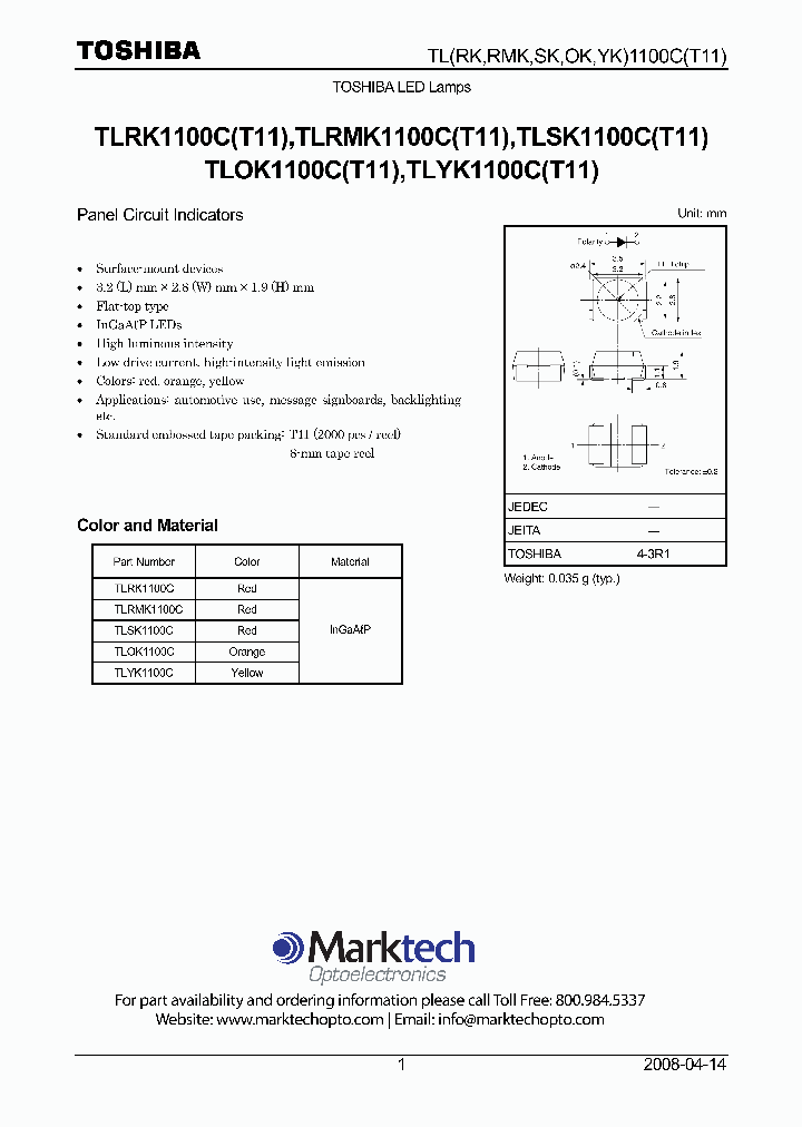 TLYK1100C_34890.PDF Datasheet