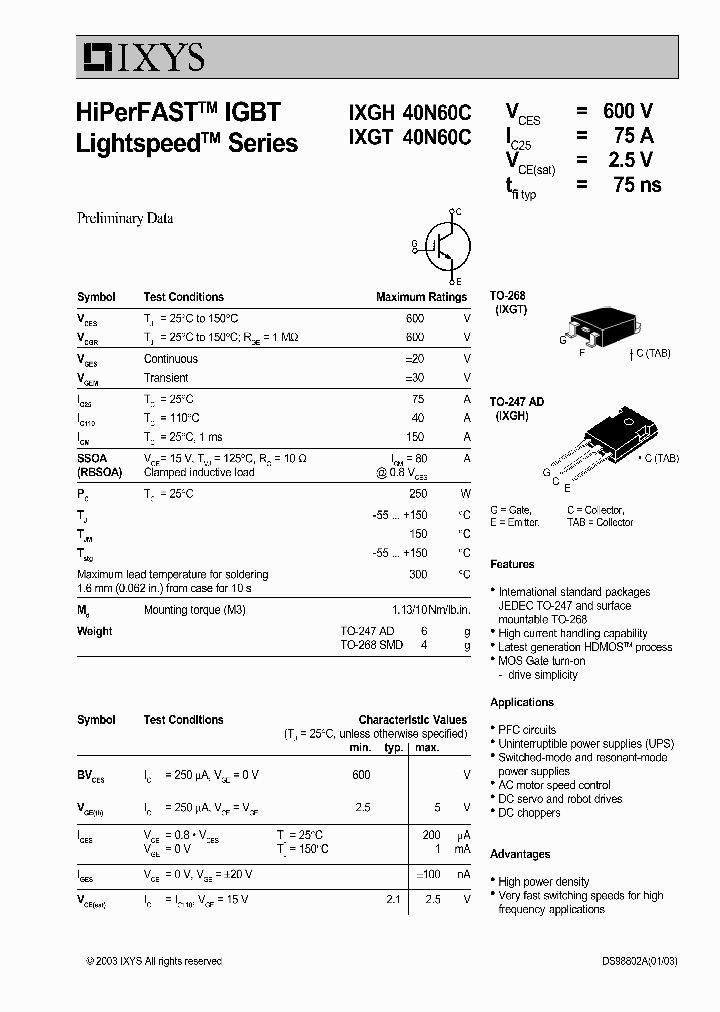 IXGT40N60C_35013.PDF Datasheet
