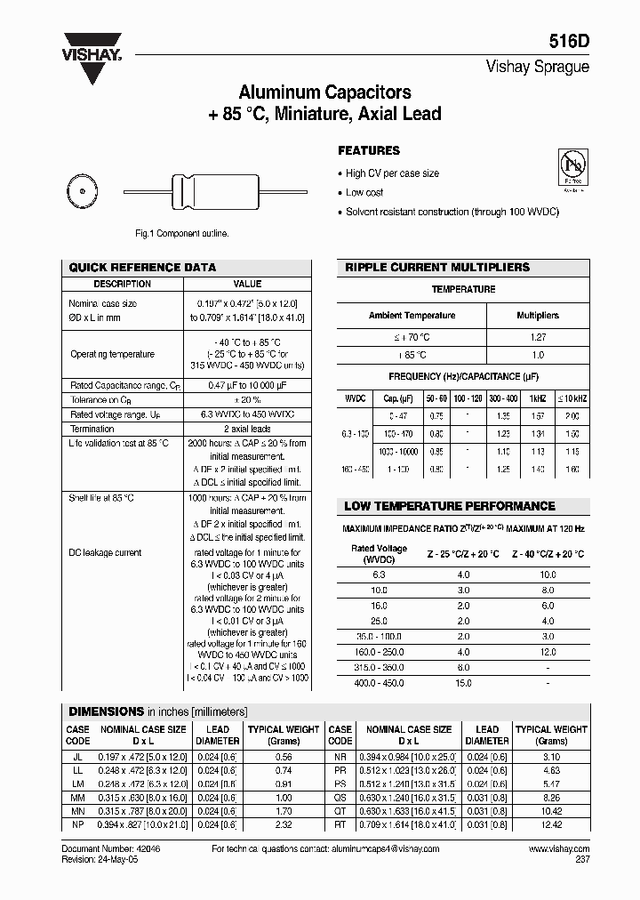 516D105M100JL6A_34850.PDF Datasheet