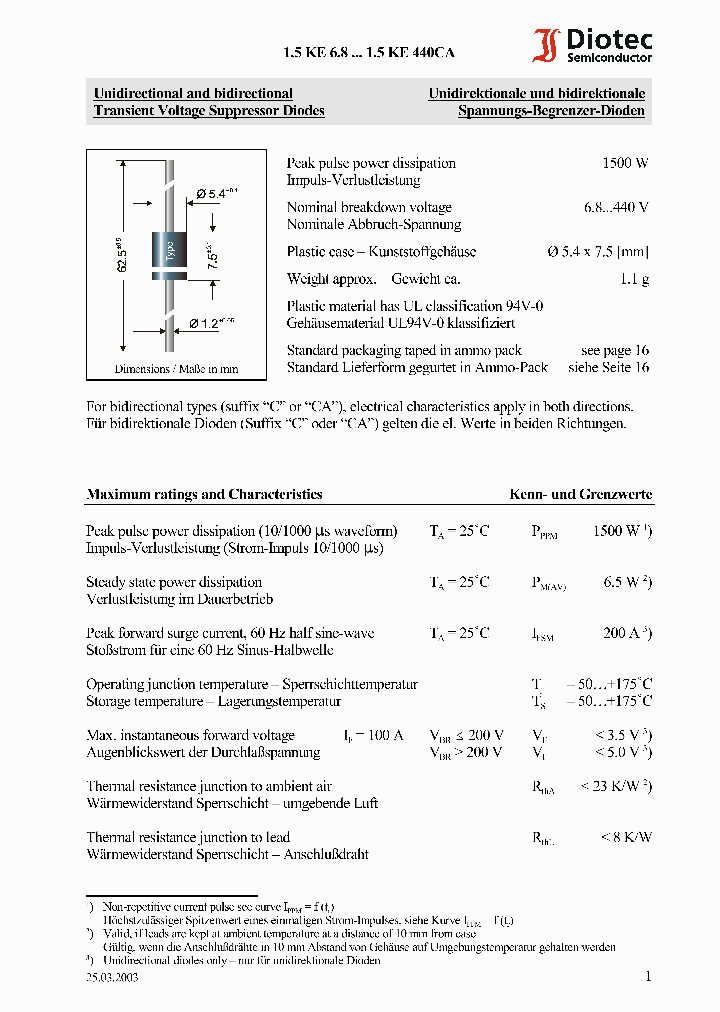 15KE36CA_36591.PDF Datasheet