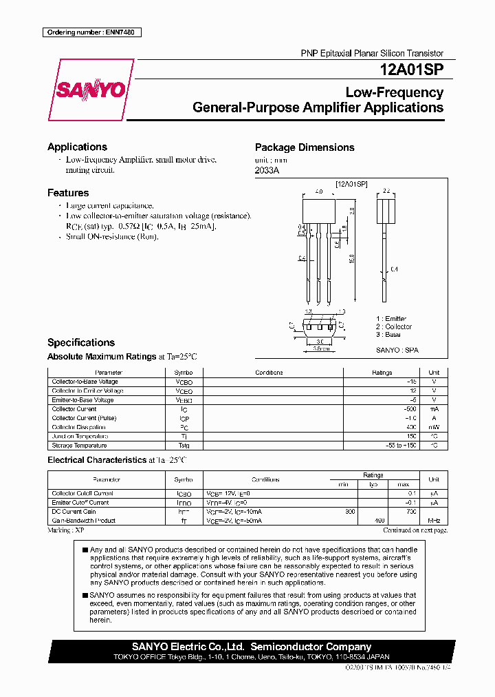 12A01SP_36690.PDF Datasheet
