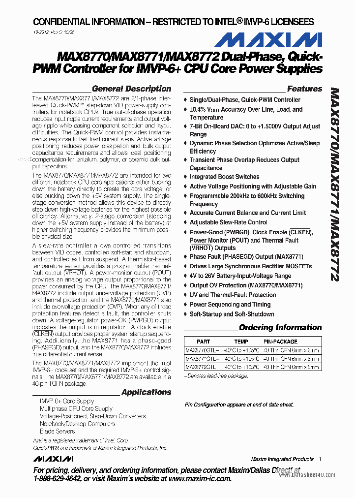 MAX8770_37433.PDF Datasheet