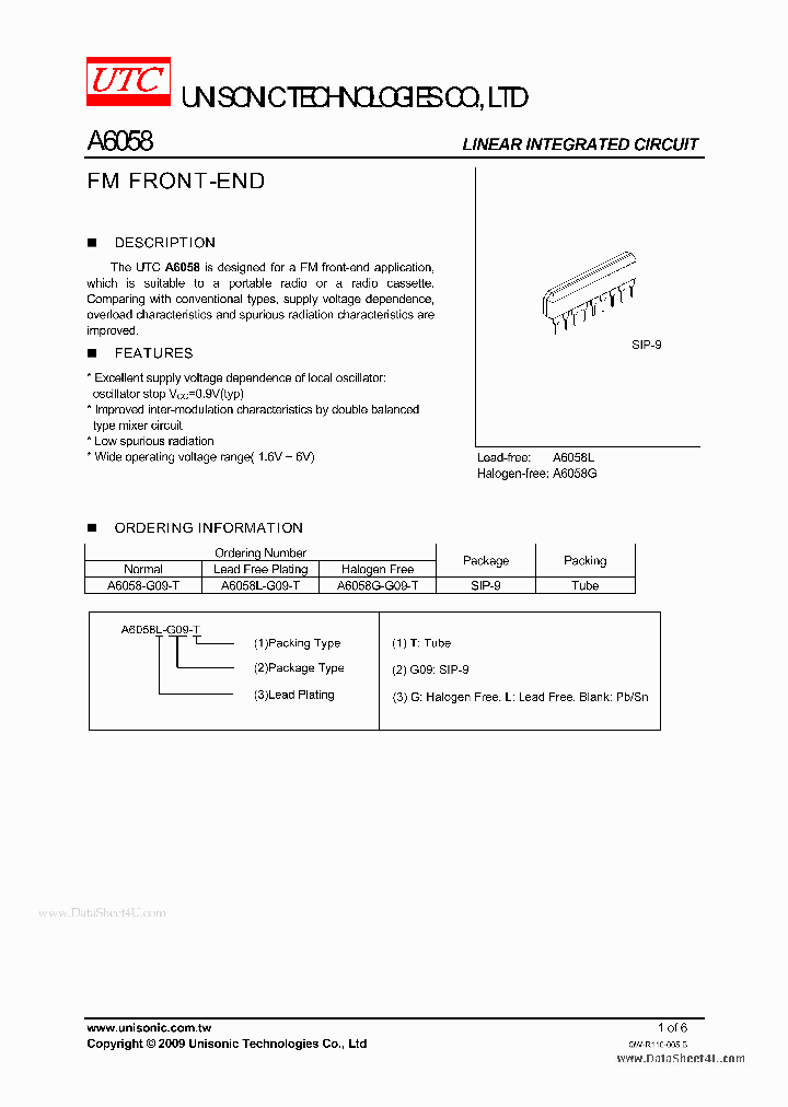 A6058_37710.PDF Datasheet