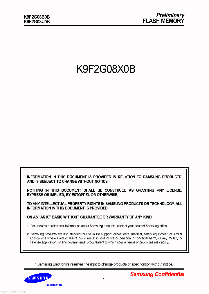 K9F2G08U0B_37791.PDF Datasheet