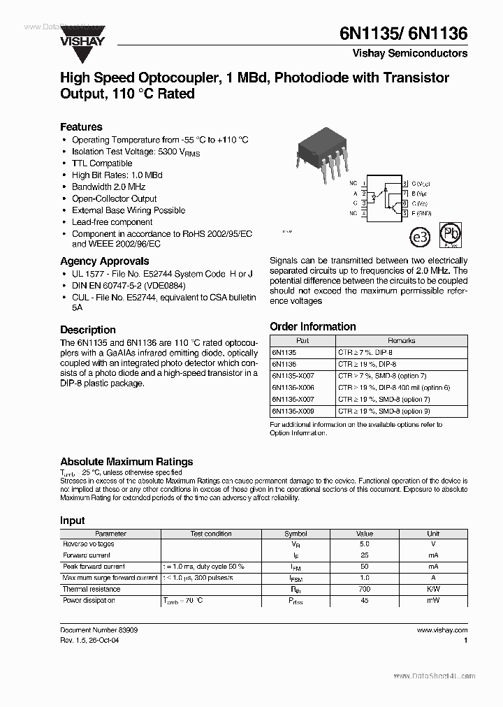 6N1135_37814.PDF Datasheet