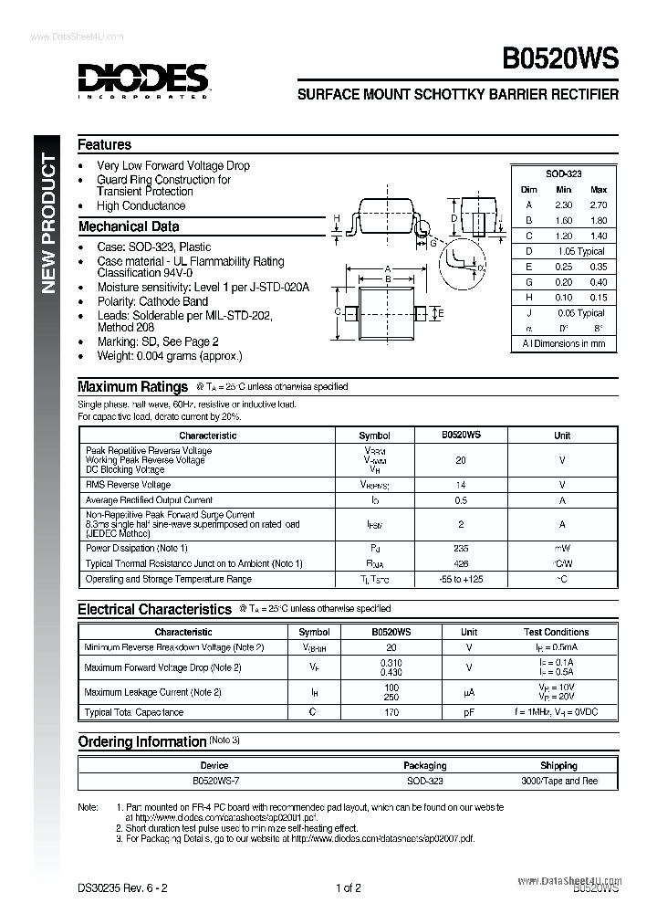 BO520WS_38155.PDF Datasheet