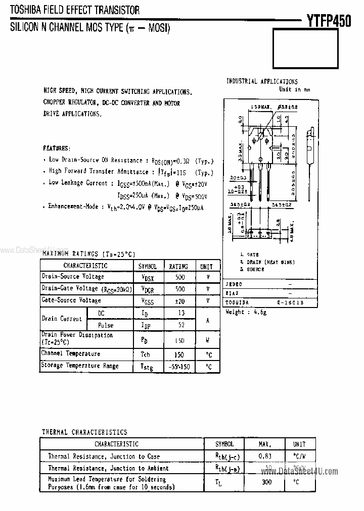 YTFP450_38172.PDF Datasheet
