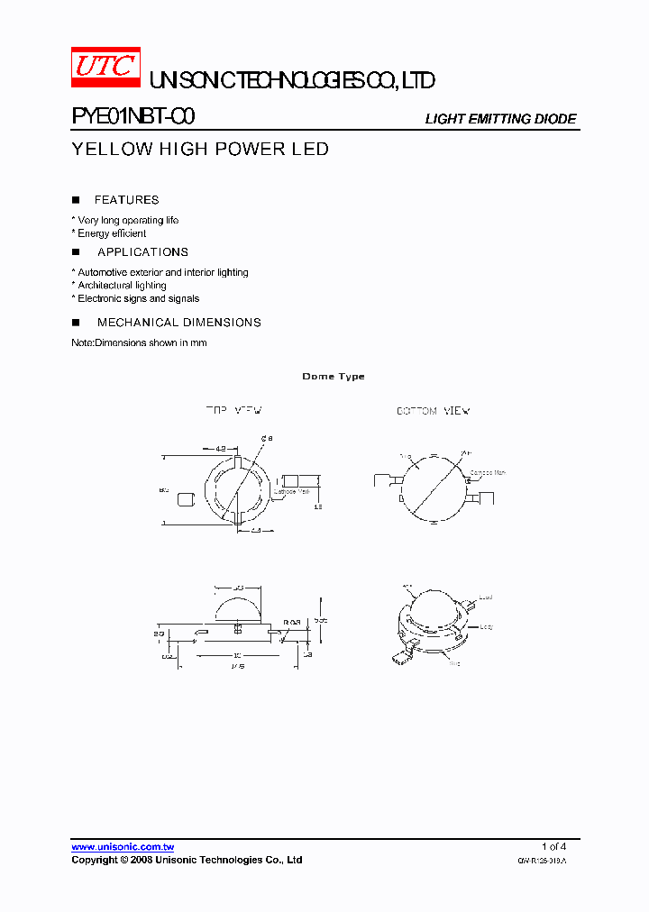 PYE01NBT-C0_52710.PDF Datasheet