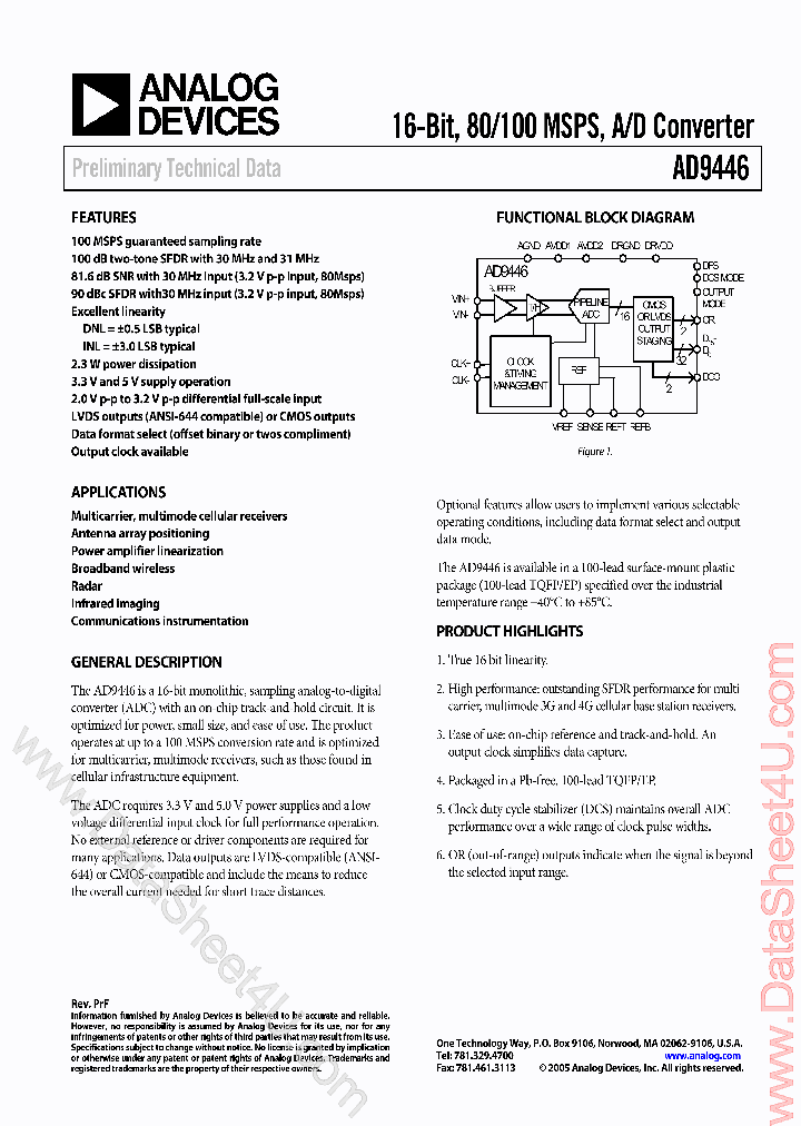 AD9446_38985.PDF Datasheet