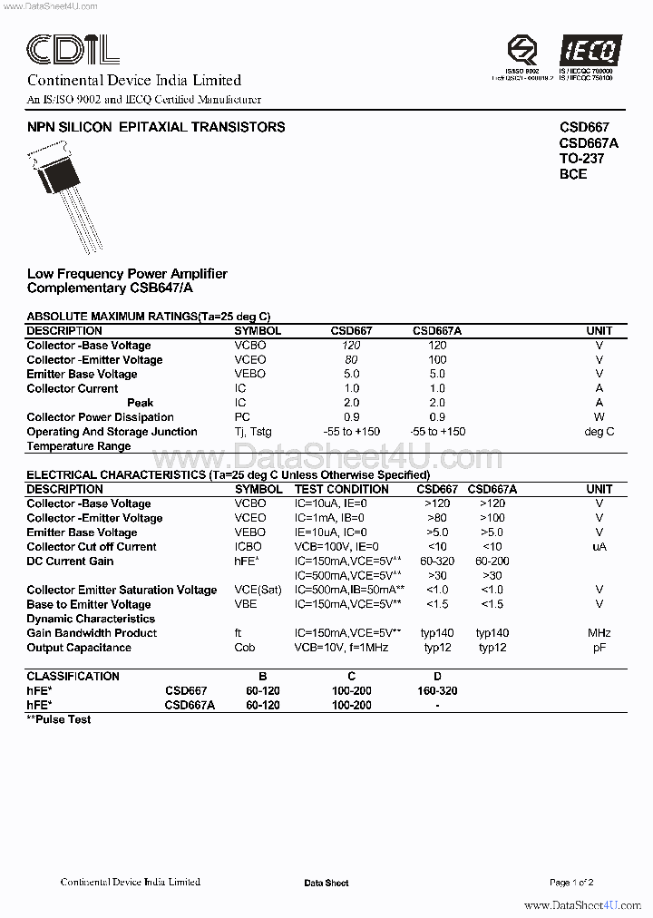CSD667_39018.PDF Datasheet