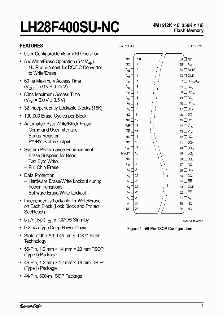 LH28F400SUN-NC60_56612.PDF Datasheet