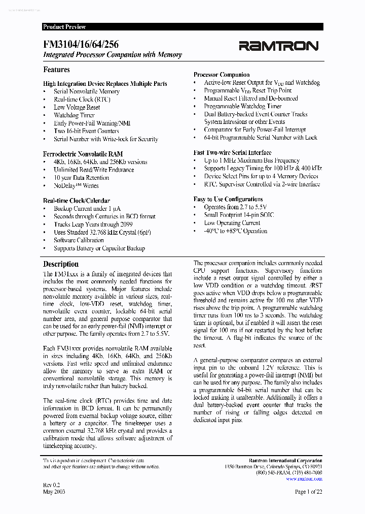 FM3116_39105.PDF Datasheet