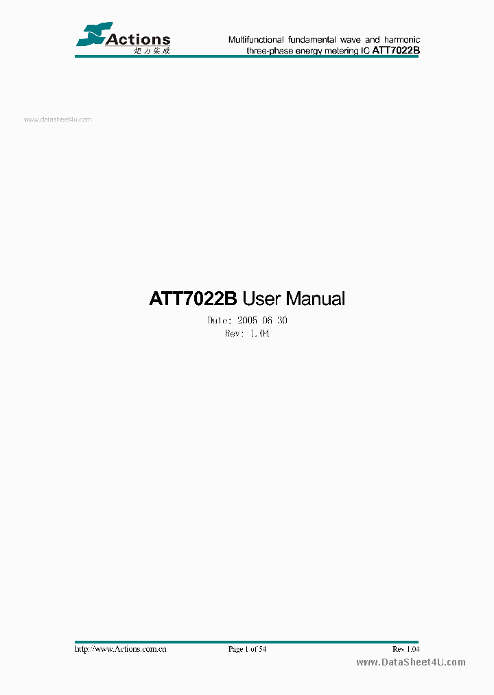 ATT7022B_39145.PDF Datasheet