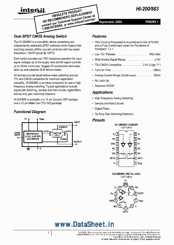 HI1-200883_39194.PDF Datasheet