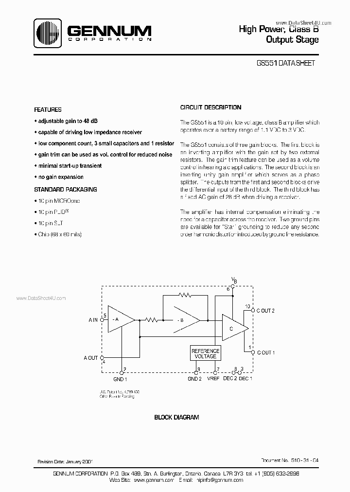 GS551_39432.PDF Datasheet