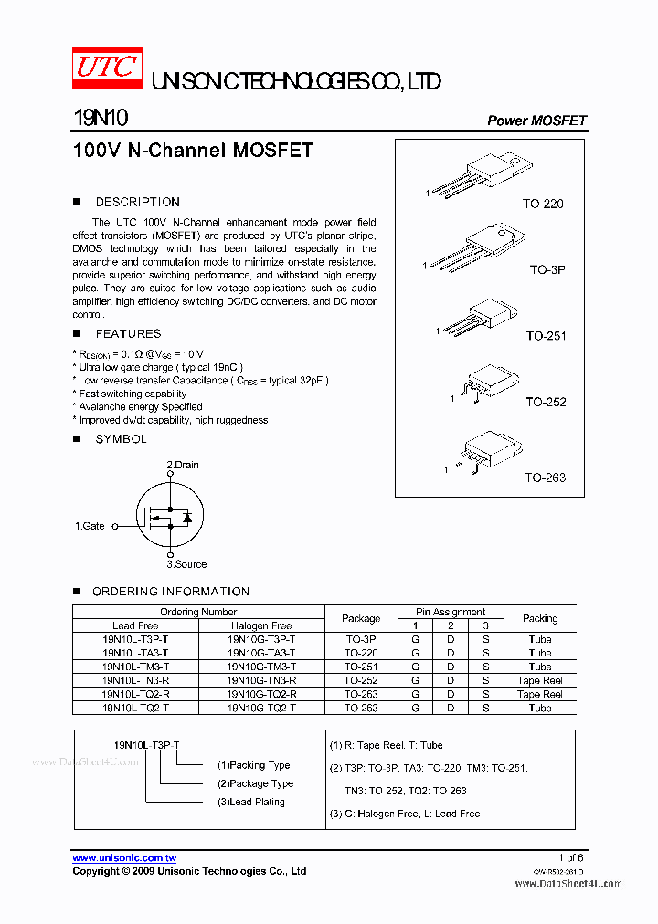 19N10_40089.PDF Datasheet