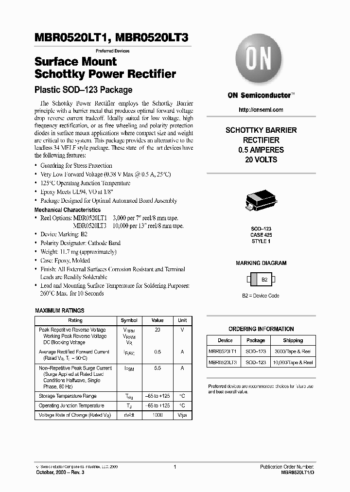 MBR0520LT1-D_60332.PDF Datasheet