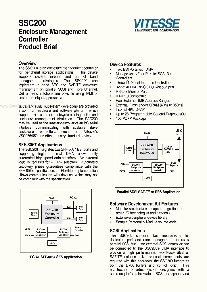 SSC200_40584.PDF Datasheet