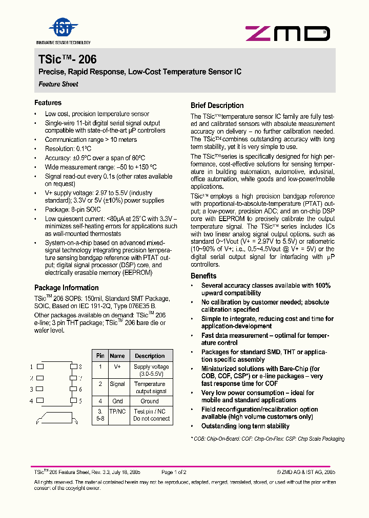 TSIC-206_61361.PDF Datasheet