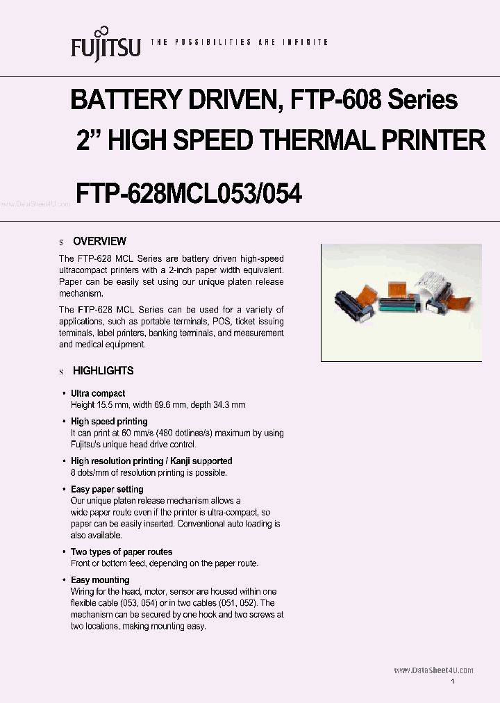 FTP-628MCL053_40680.PDF Datasheet