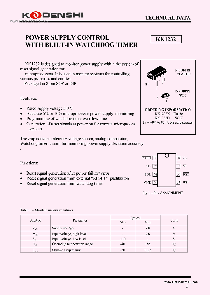 KK1232_40711.PDF Datasheet