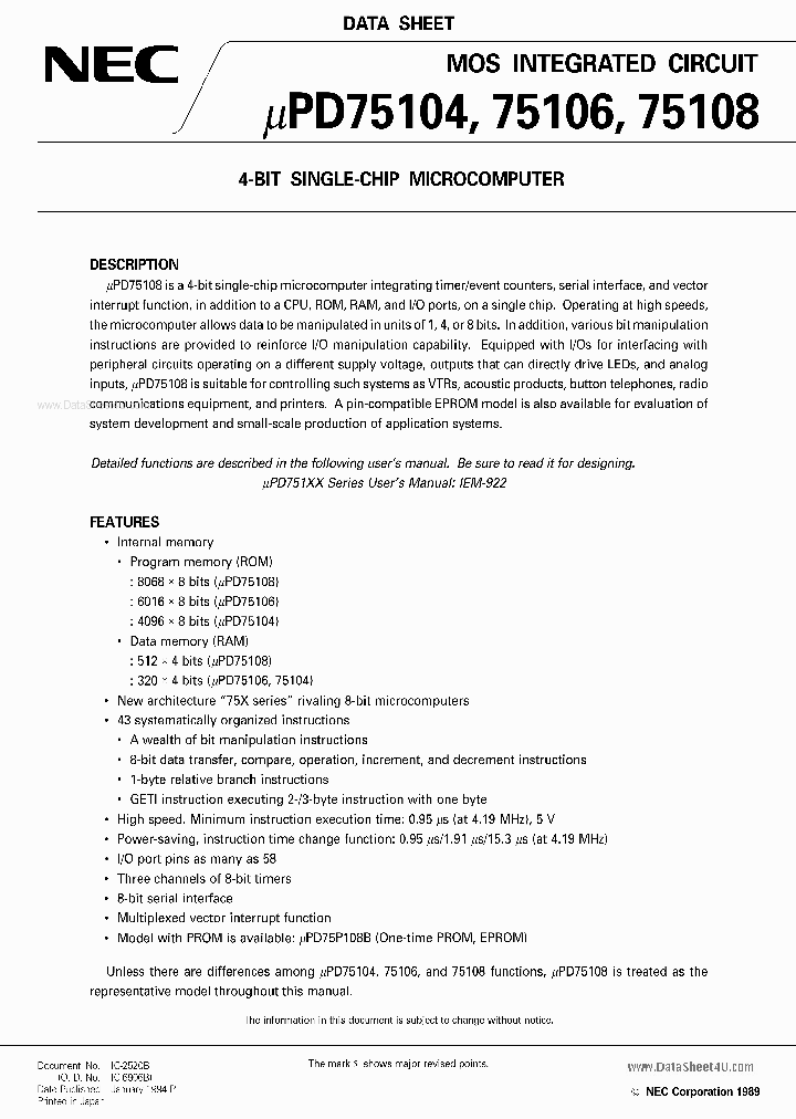D75106CW_40785.PDF Datasheet