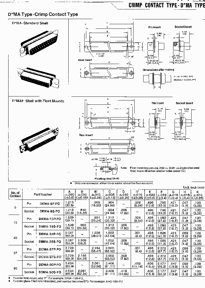 DEMA-9P_40951.PDF Datasheet