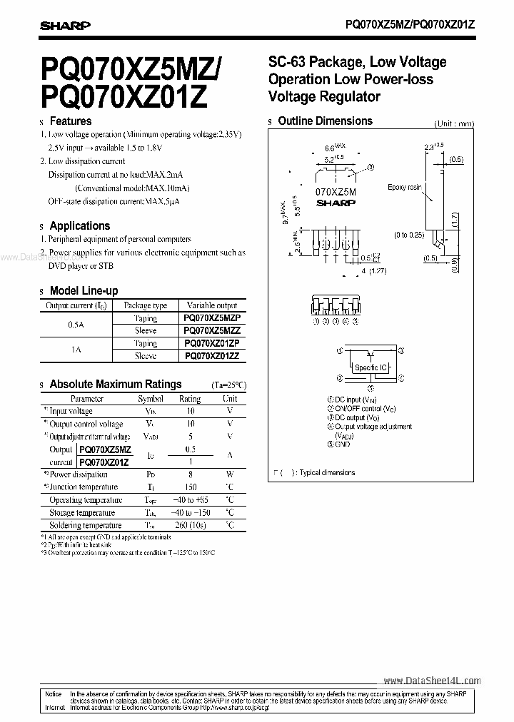 070XZ01Z_41063.PDF Datasheet