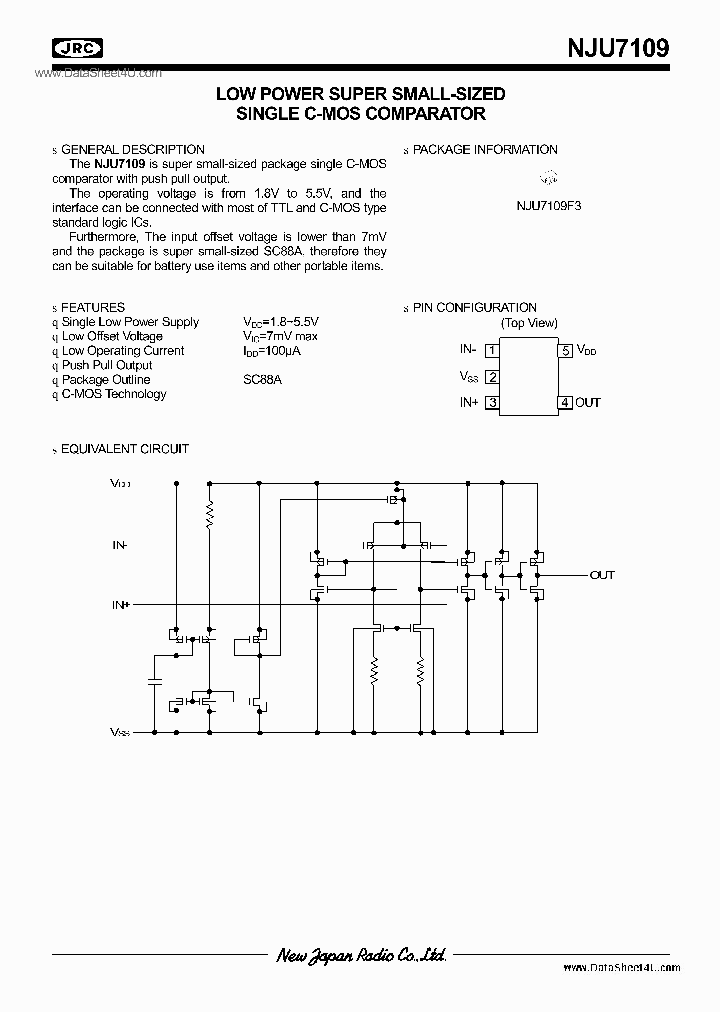 NJU7109_41407.PDF Datasheet