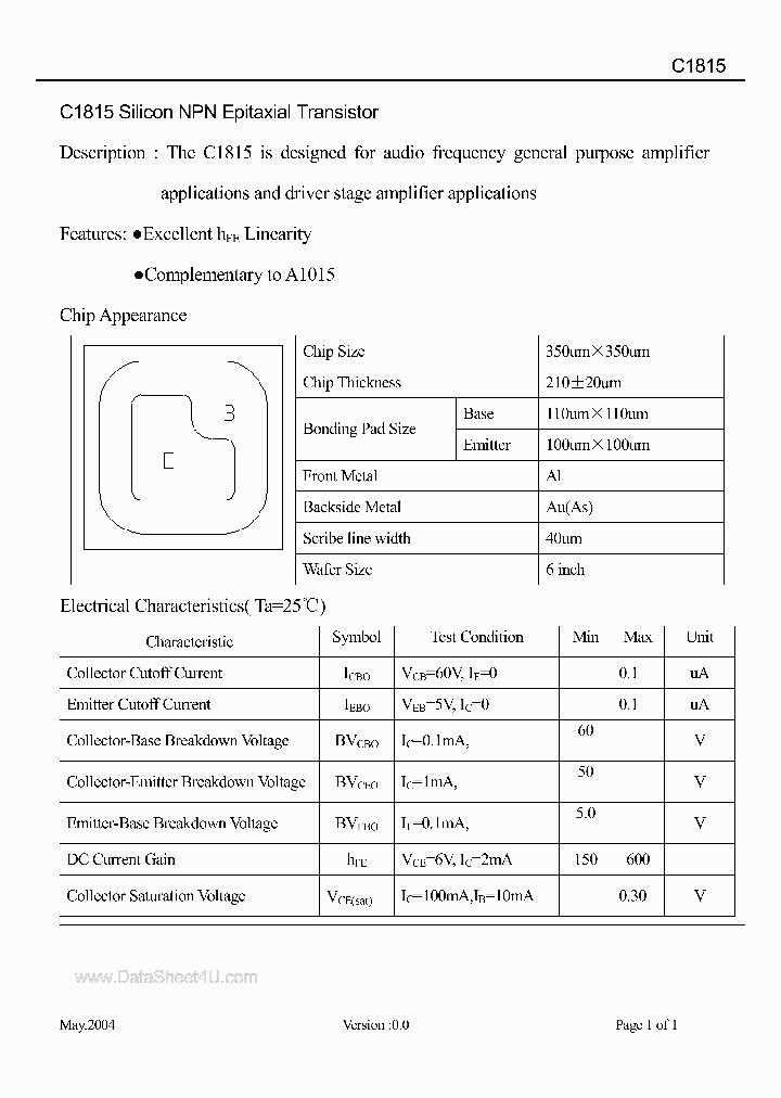 C1815_41534.PDF Datasheet