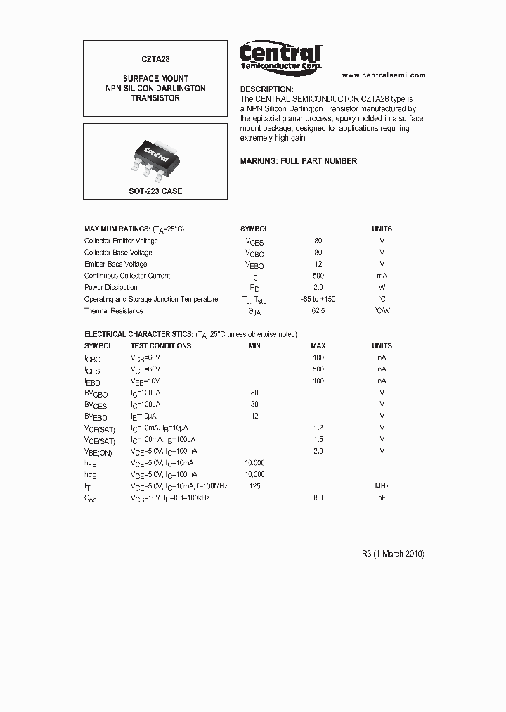 CZTA2810_65351.PDF Datasheet