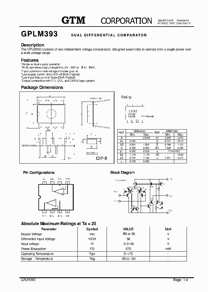 GPLM393_67808.PDF Datasheet
