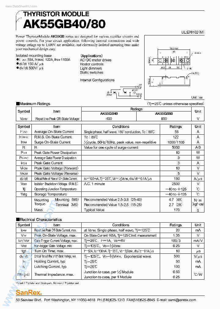 AK55GB40_42285.PDF Datasheet
