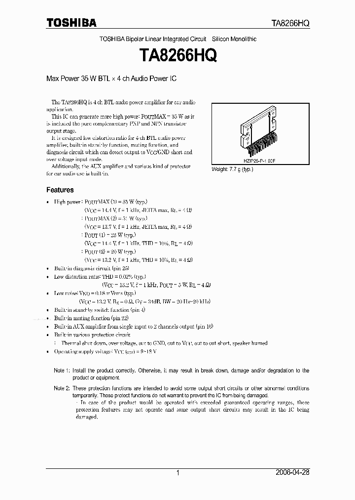 TA8266HQ_42416.PDF Datasheet