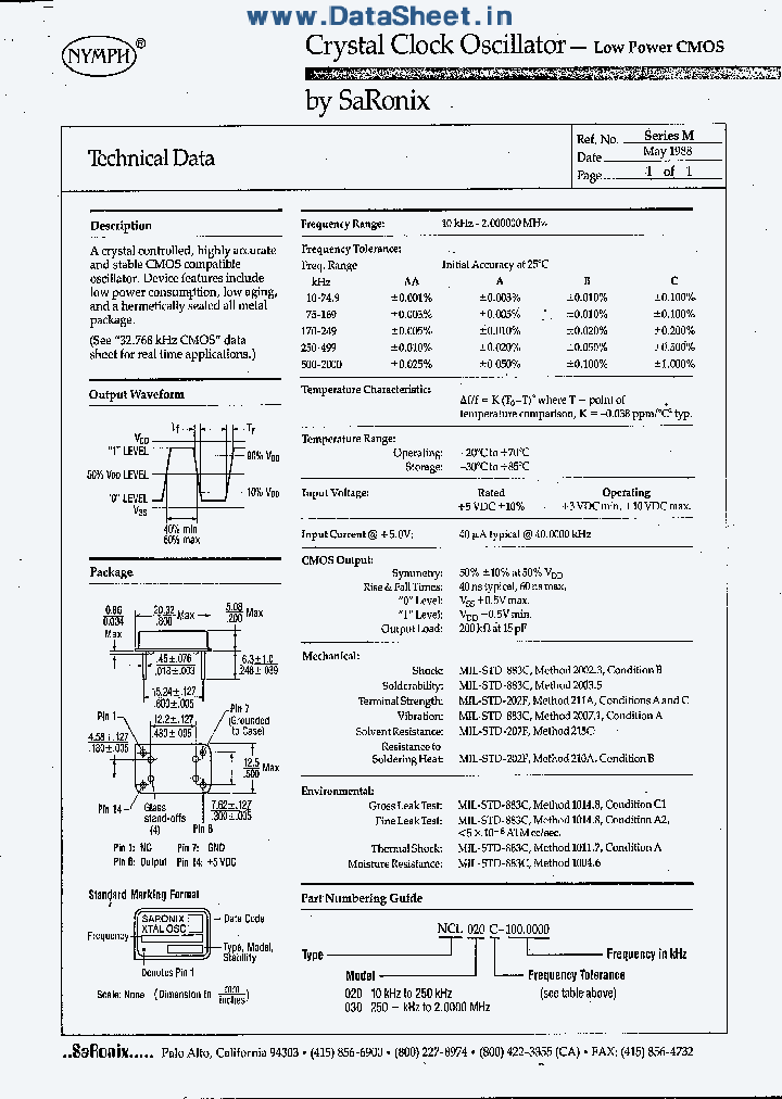 NCL020X_67805.PDF Datasheet