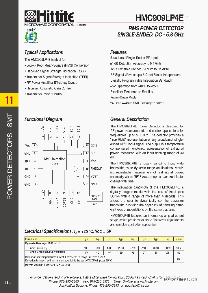 HMC909LP4E_42558.PDF Datasheet