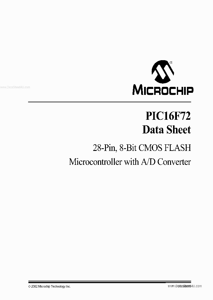 16F72_42594.PDF Datasheet