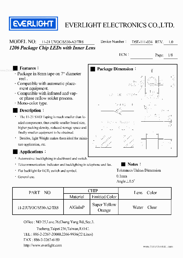 11-21UYOCS530-A2TR8_42643.PDF Datasheet