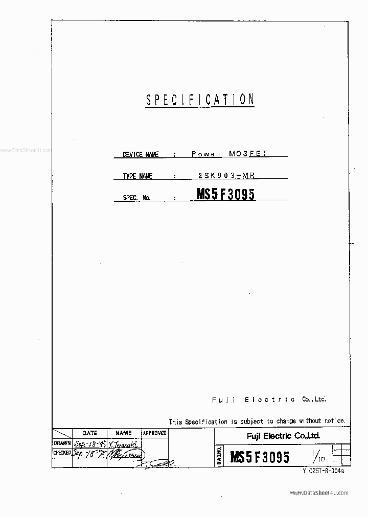 K903_42951.PDF Datasheet