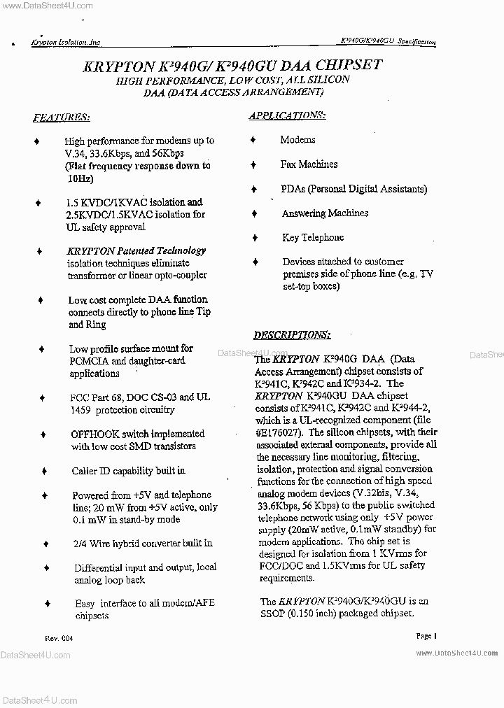 K940G_42959.PDF Datasheet