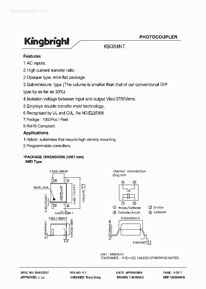 KB354NT_43125.PDF Datasheet