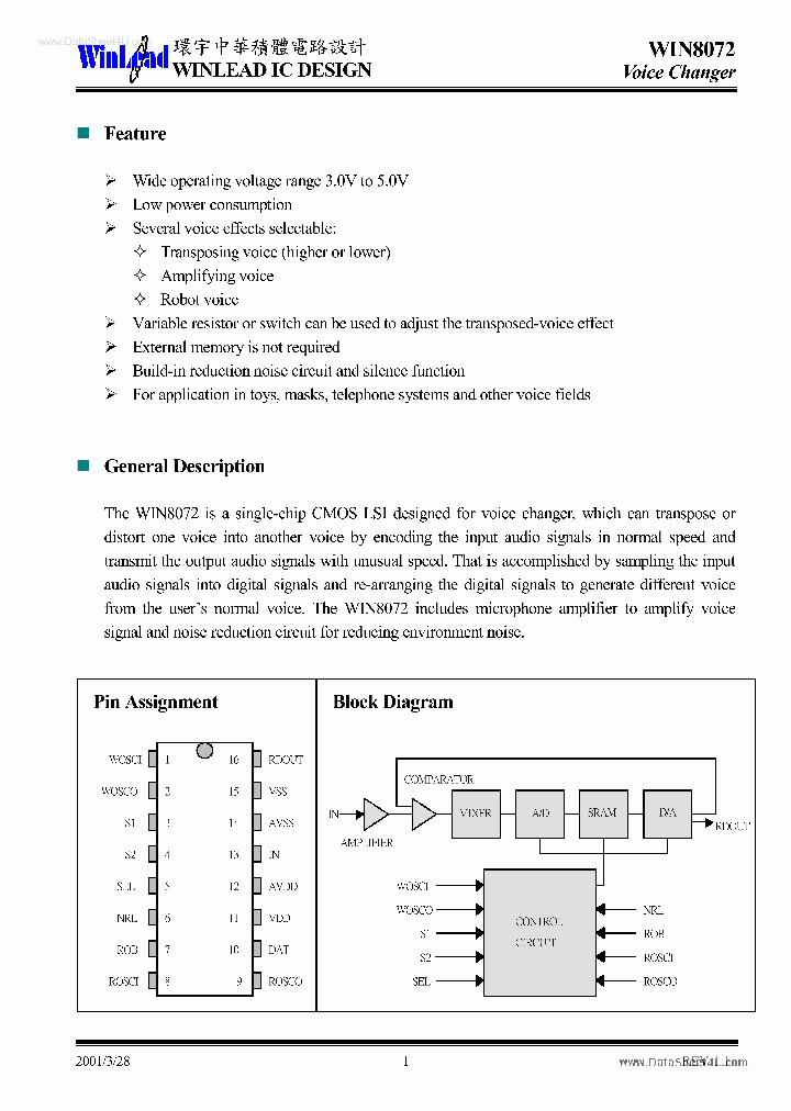WIN8072_69990.PDF Datasheet