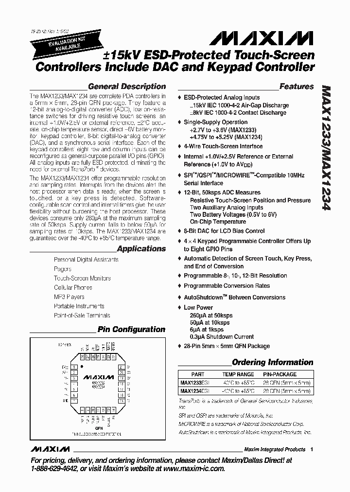 MAX1233-MAX1234_70975.PDF Datasheet