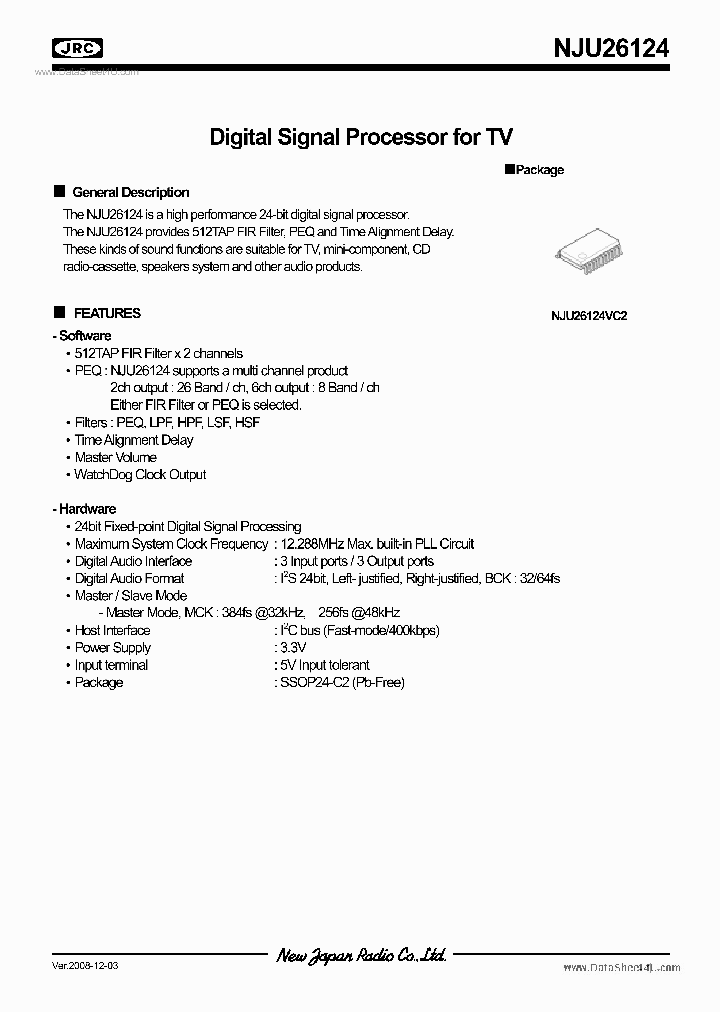 NJU26124_71422.PDF Datasheet