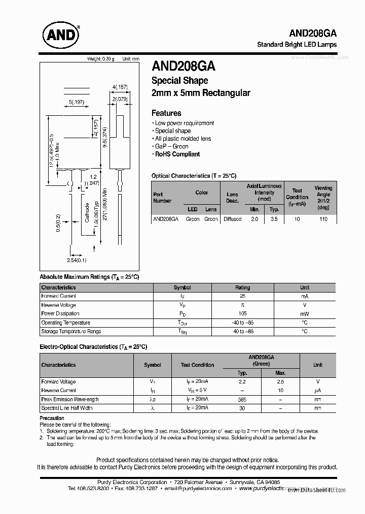 AND208GA_73549.PDF Datasheet